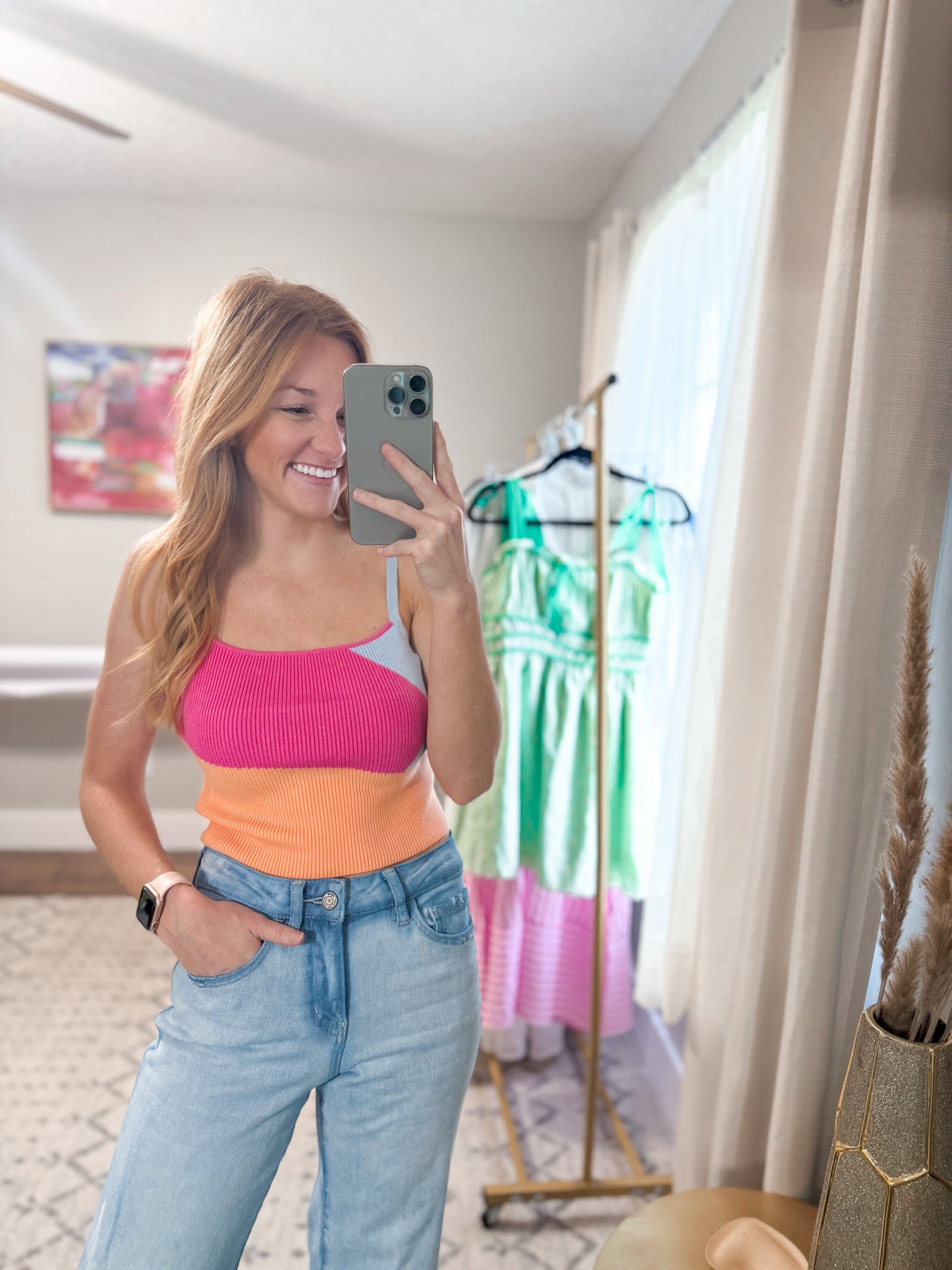 Heart First Cropped Tank