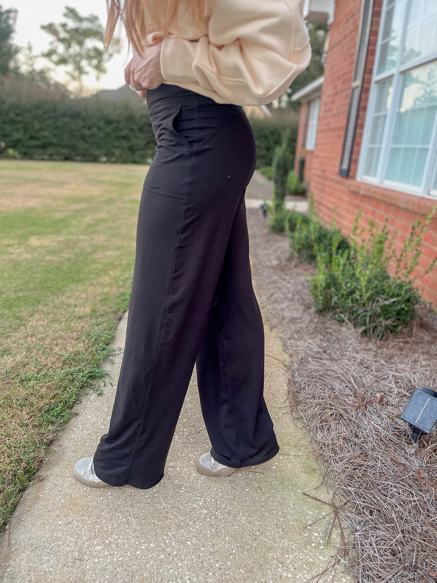 Sporty Luxe Flare Pants